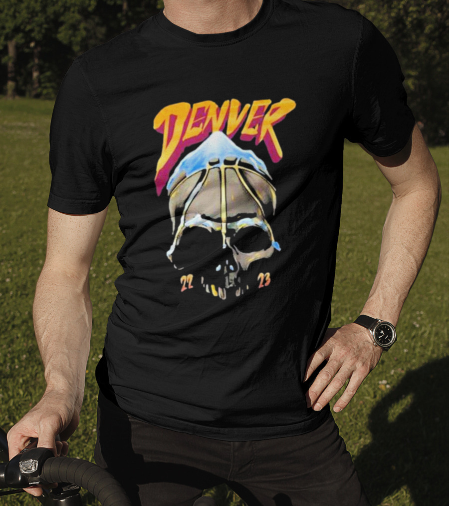 Denver Skull Basketball 22 23 T-Shirt
