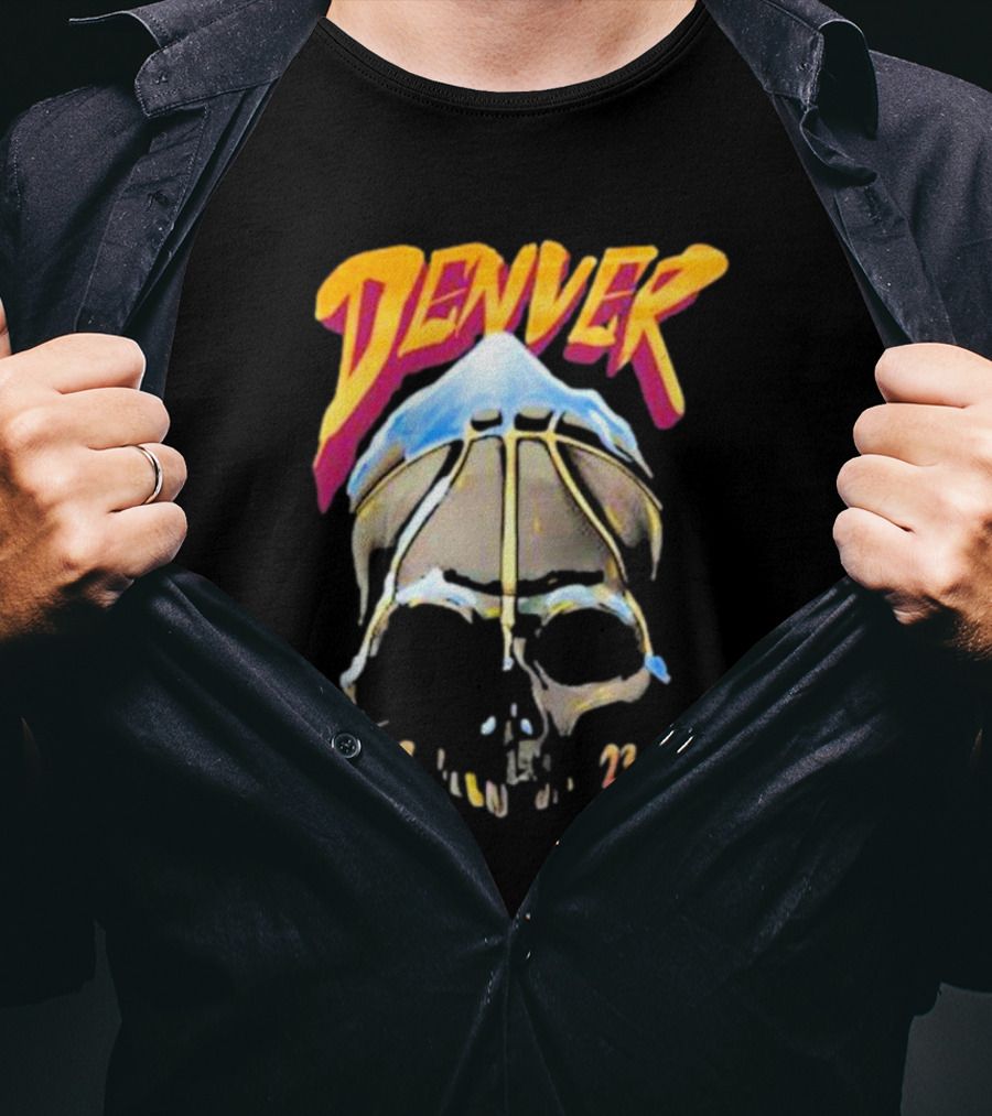 Denver Skull Basketball 22 23 T-Shirt