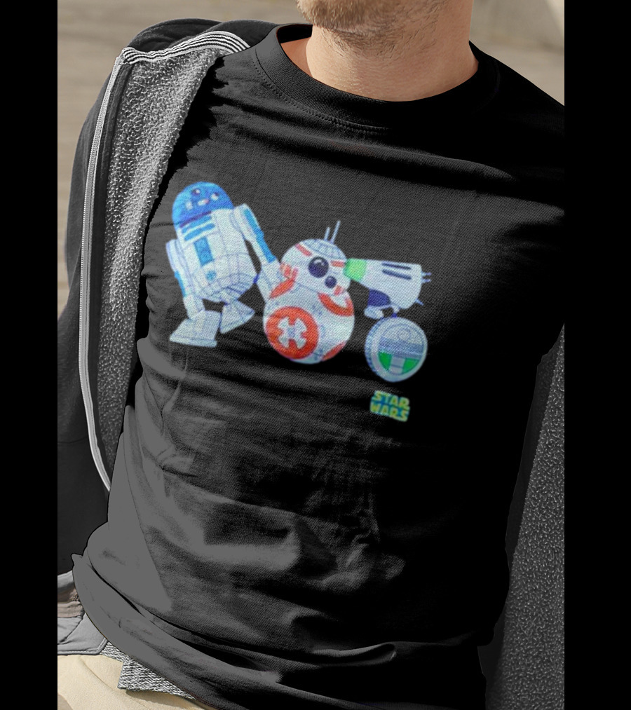 R2-D2 BB-8 D-O Star Wars Droid Collection T-Shirt