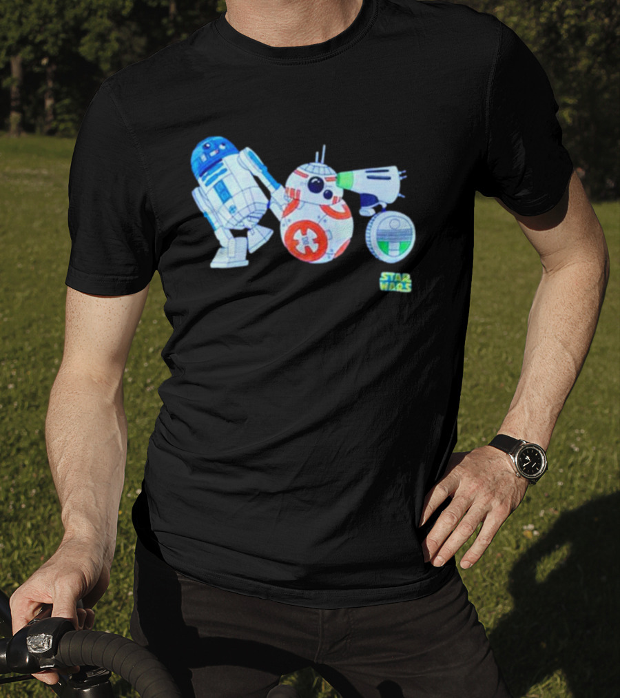 R2-D2 BB-8 D-O Star Wars Droid Collection T-Shirt