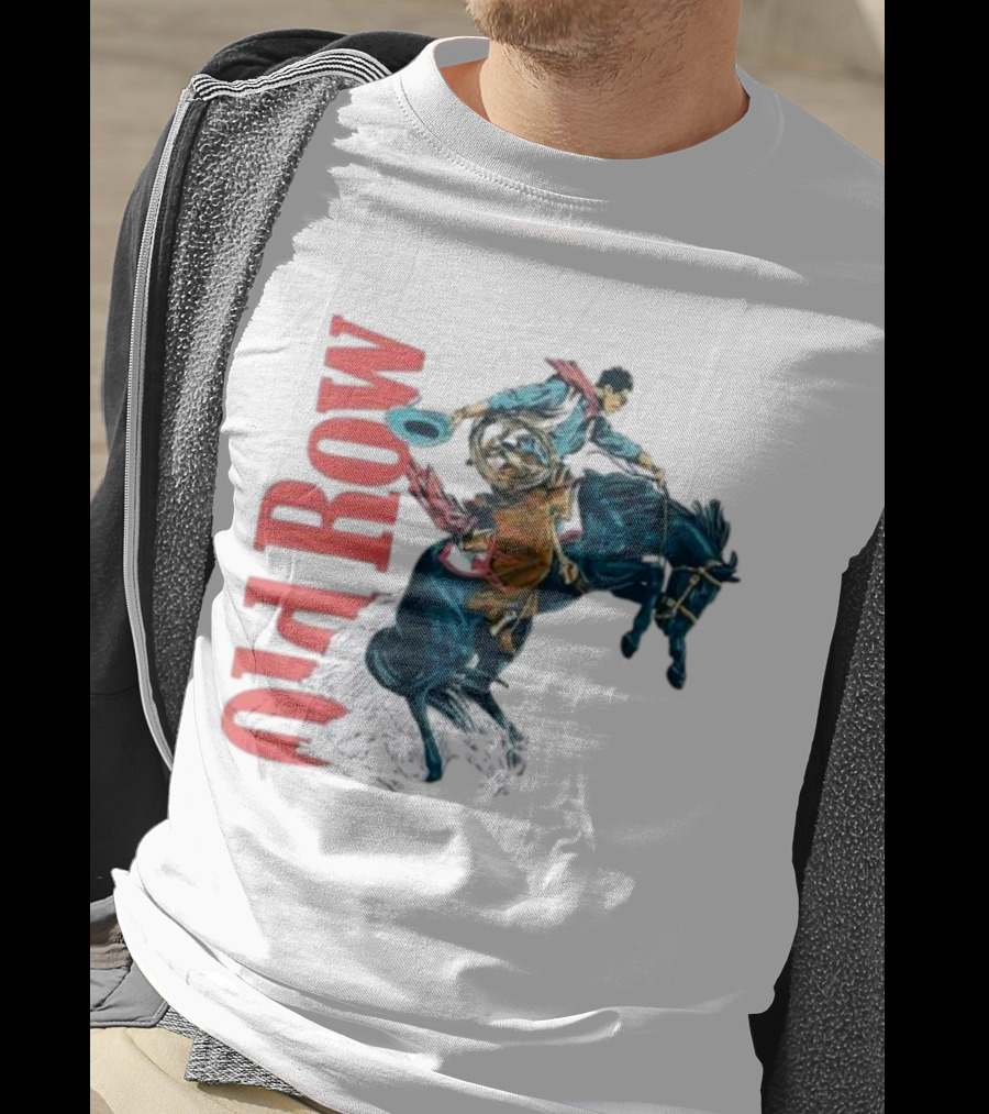 Old Row Cowboy Rodeo Rider Galloping 3.0 T-Shirt