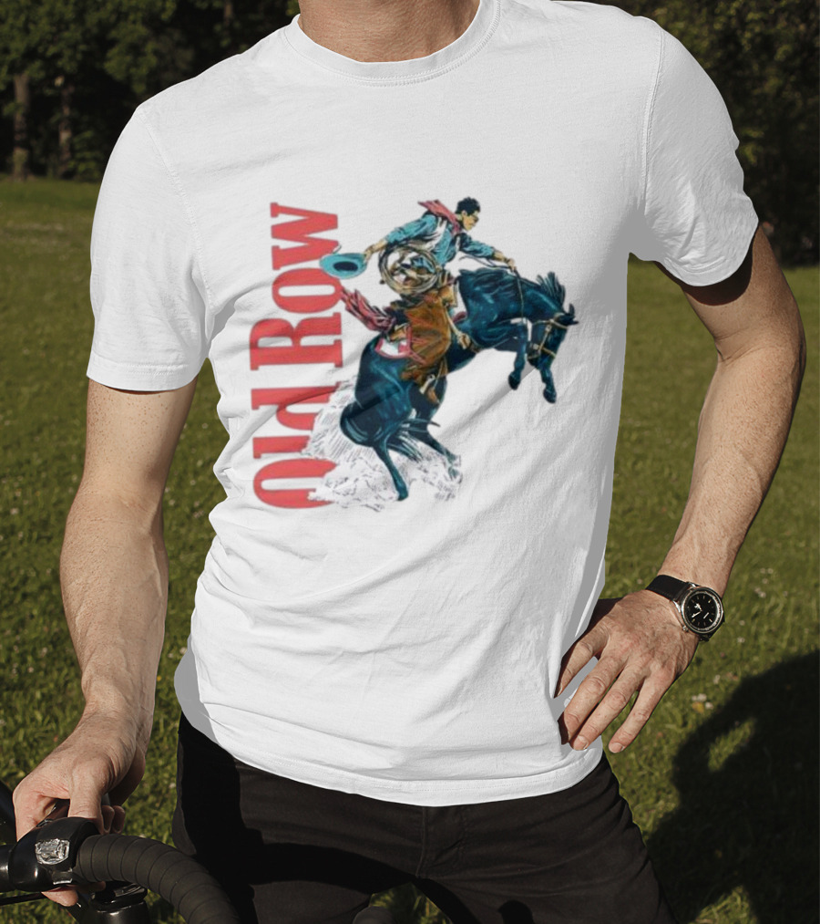 Old Row Cowboy Rodeo Rider Galloping 3.0 T-Shirt
