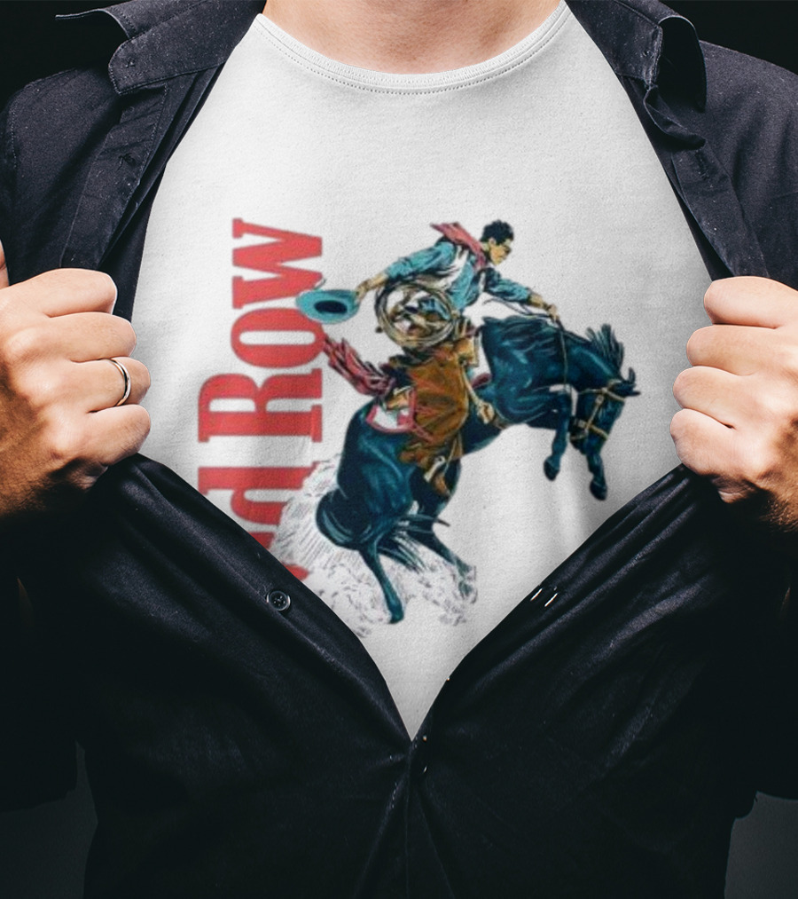 Old Row Cowboy Rodeo Rider Galloping 3.0 T-Shirt