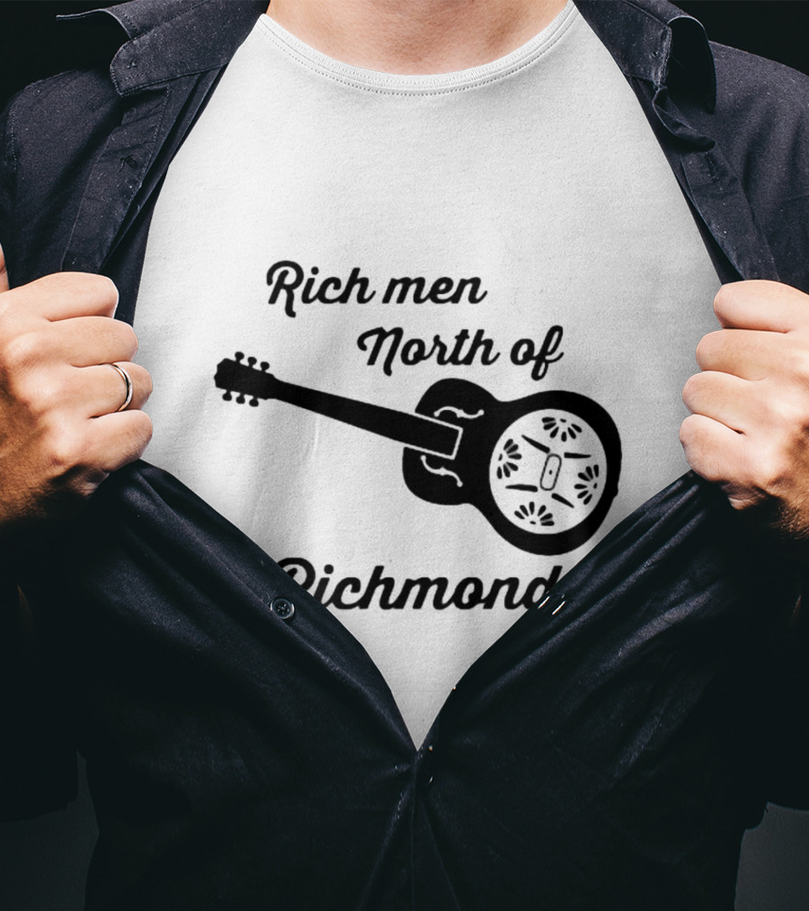 Rich Men North Of Richmond Guitar T-Shirt