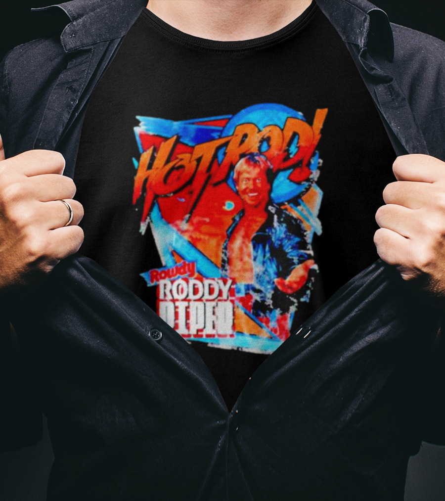 Rowdy Roddy Piper Hot Rod Iconic Wrestling T-Shirt