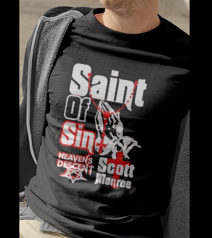 Saint Of Sin Heavens Descent Scott Monroe T-Shirt