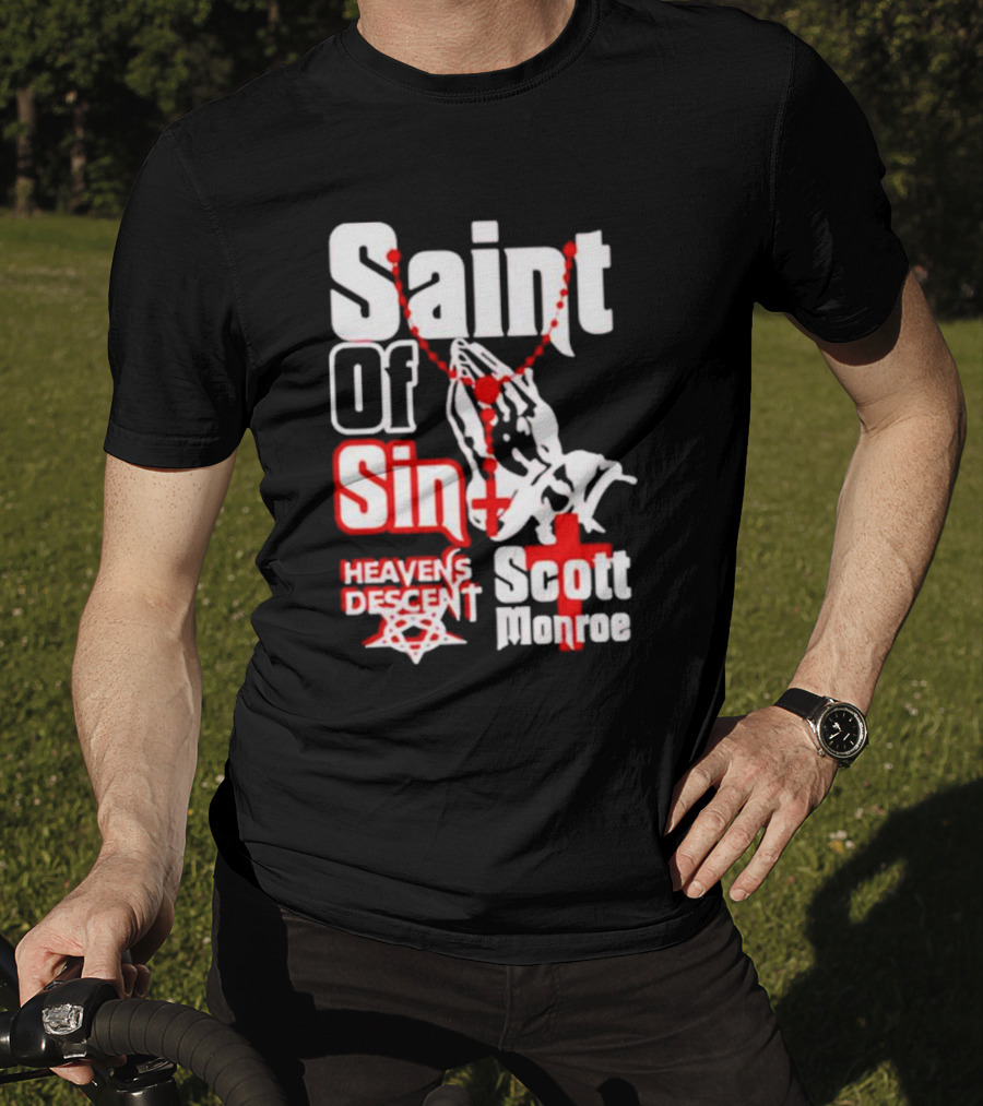 Saint Of Sin Heavens Descent Scott Monroe T-Shirt