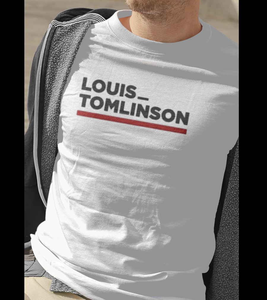 LOUIS TOMLINSON Red Underscore T-Shirt