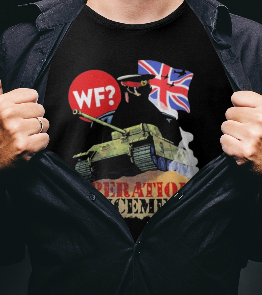 OPERATION MINCEMEAT WF? British Flag Tank T-Shirt