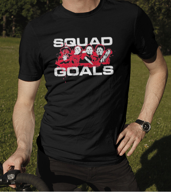 Squad Goals Freddy Jason Michael Leatherface T-Shirt