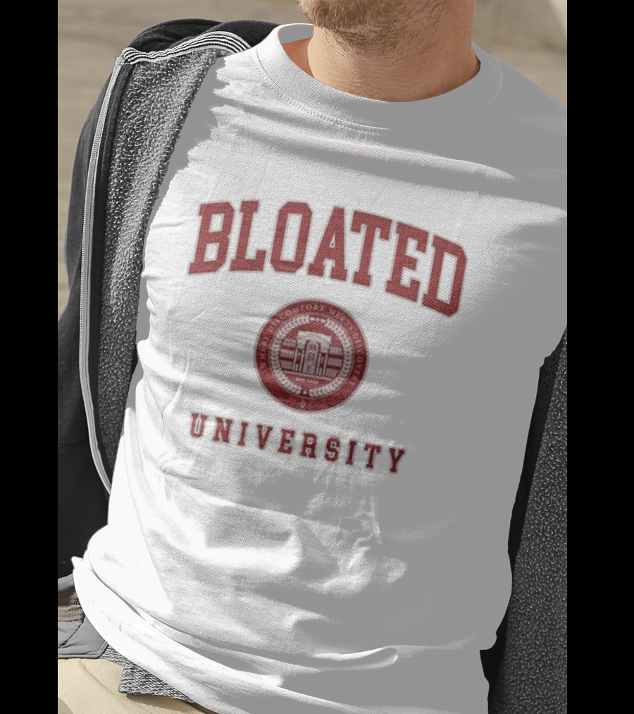 Bloated University Where Discomfort Meets Discovery Wavey Goods Co T-Shirt
