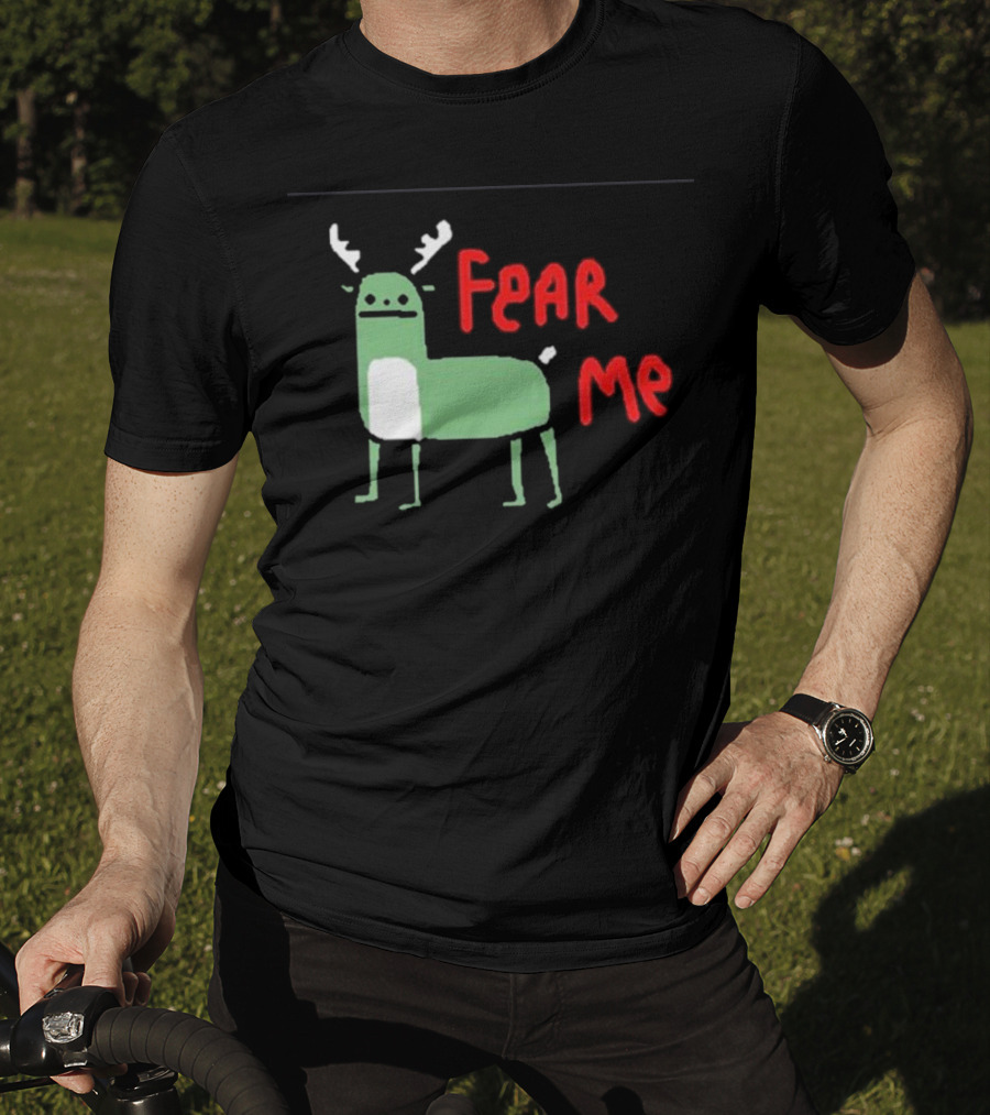 Buck Fear Me Spooky Deer T-Shirt