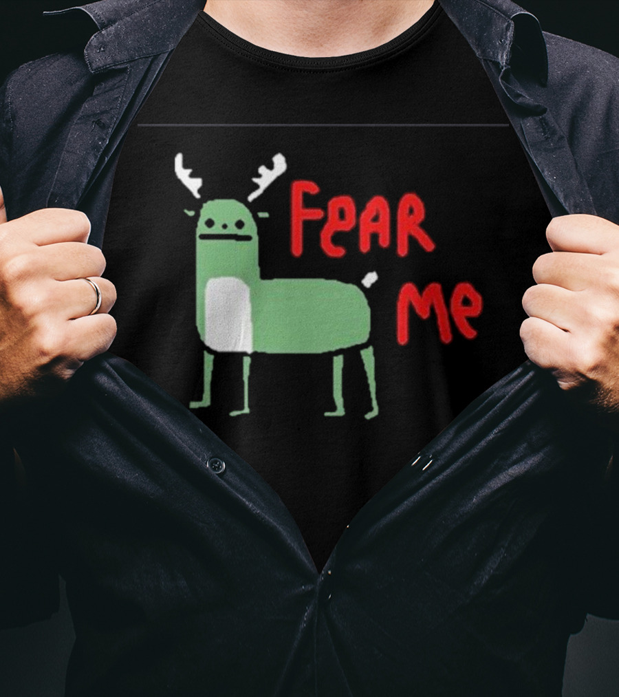 Buck Fear Me Spooky Deer T-Shirt