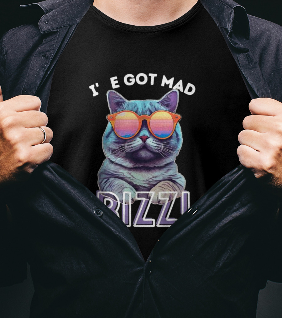 Cat Wearing Sunglasses I’ve Got Mad Rizz T-Shirt