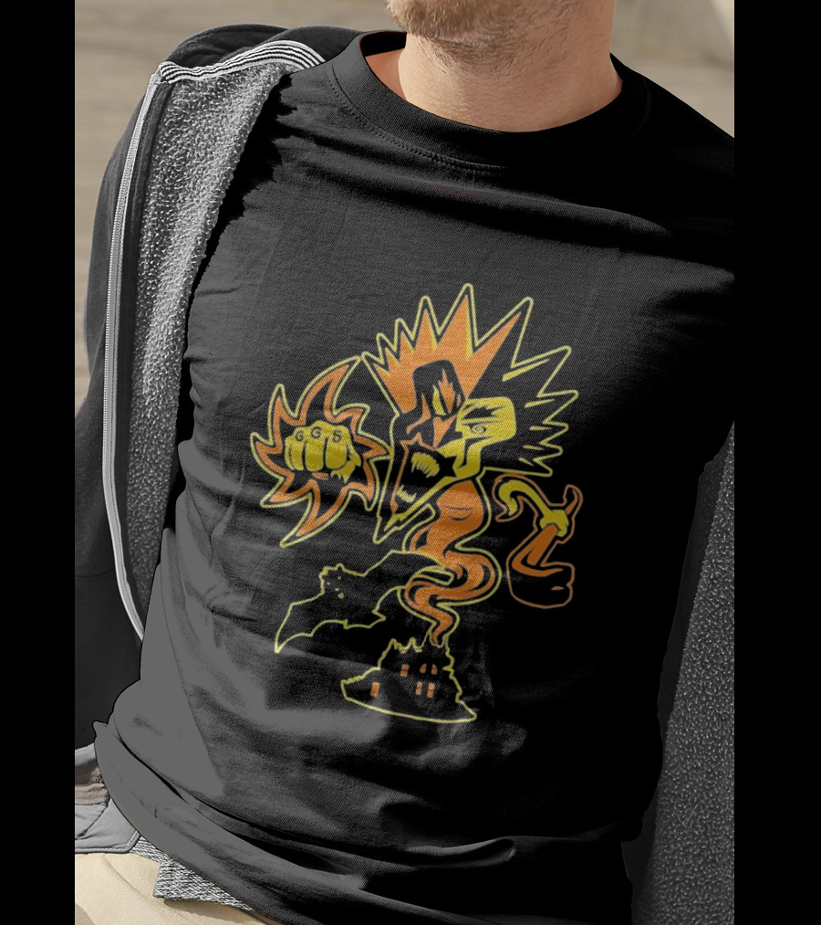 Fearless Fred Fury 665 House Bat Fist Smoke T-Shirt