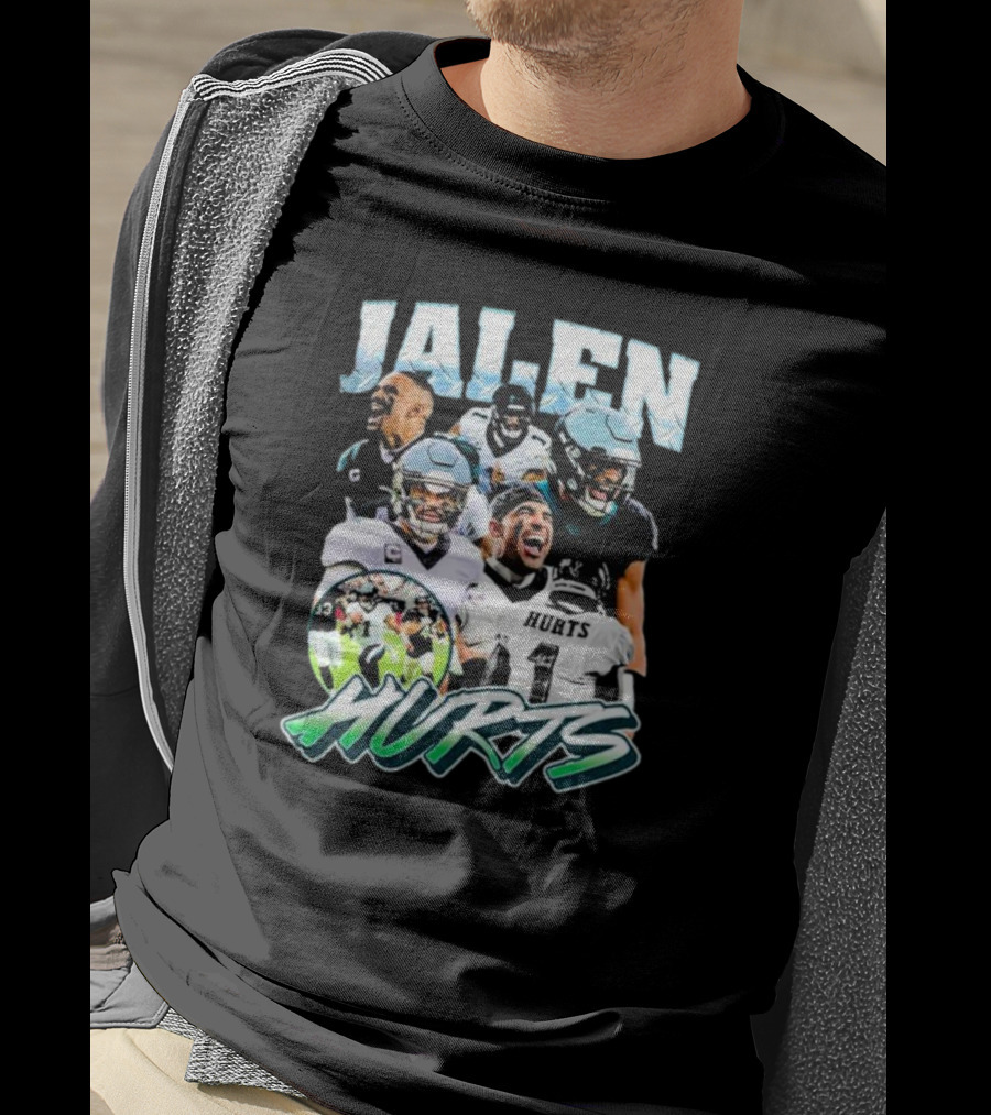 Jalen Hurts Football Images T-Shirt