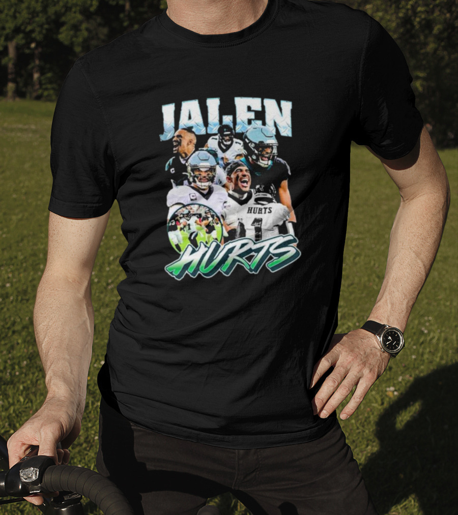 Jalen Hurts Football Images T-Shirt