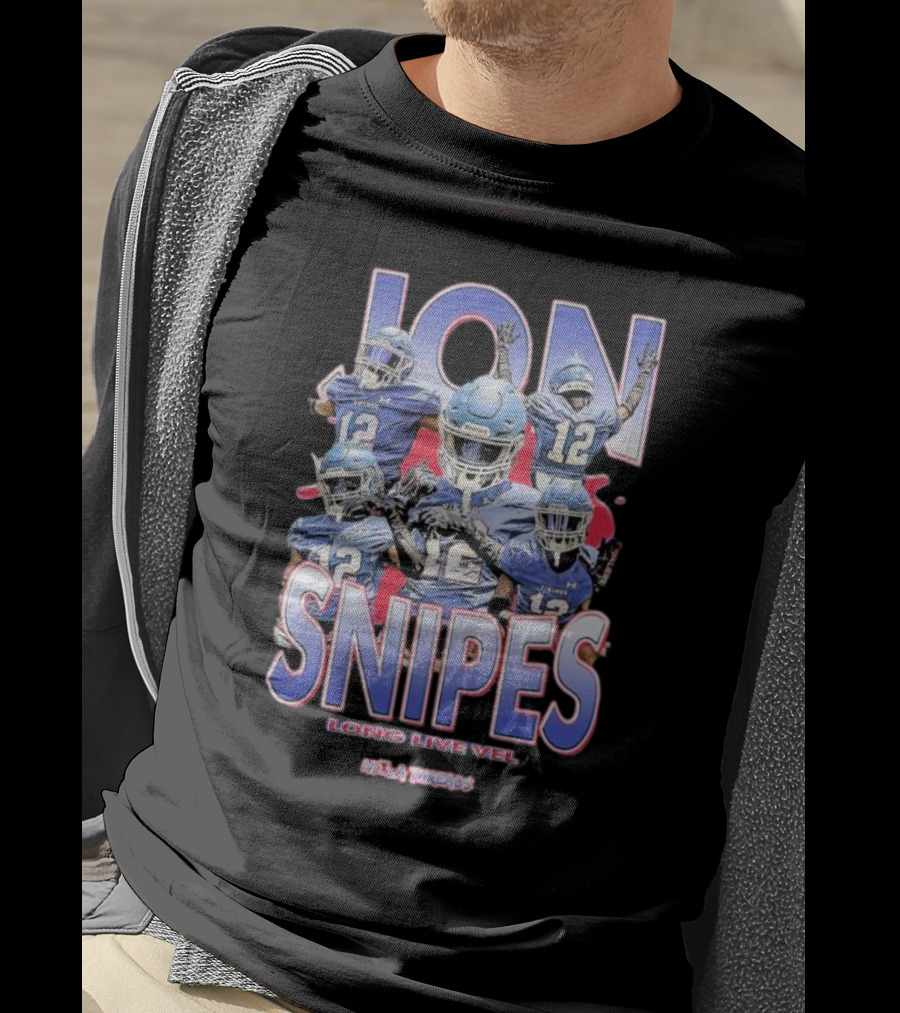 JON SNIPES LONG LIVE VEL NYC THREADS 12 Football T-Shirt
