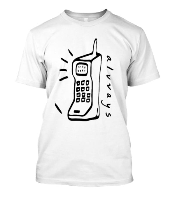 Alvvays Vintage Cell Phone Sketch T-Shirt