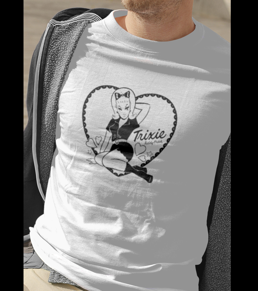 Trixie Shrunken X Teddy Fresh Heart And Stars T-Shirt