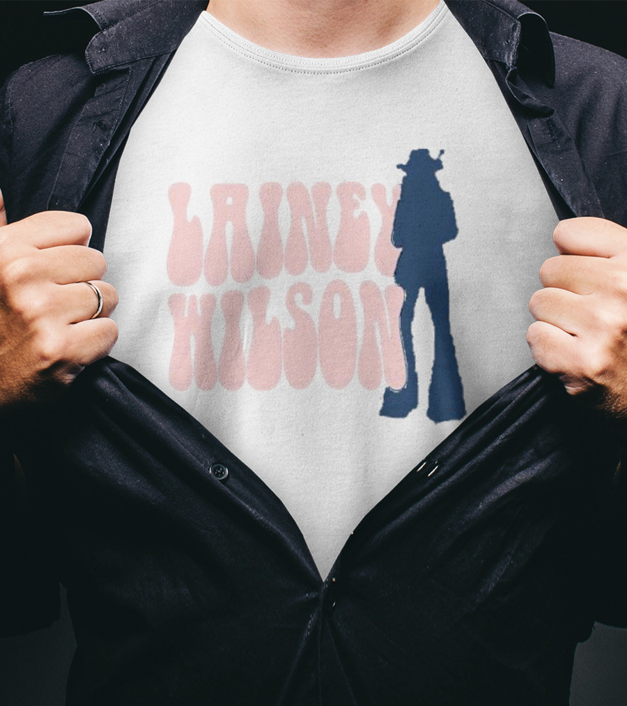 Lainey Wilson Silhouette Album Style Retro Font T-Shirt