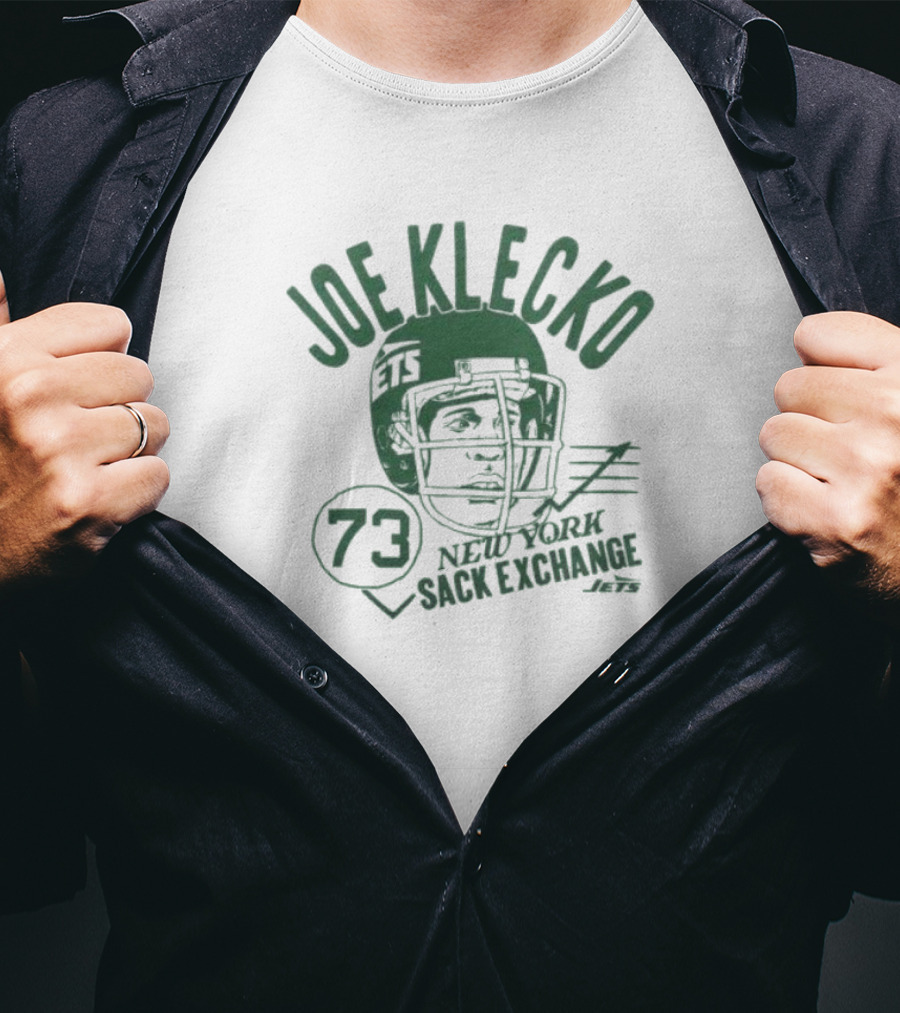 Joe Klecko New York Jets 73 Sack Exchange T-Shirt