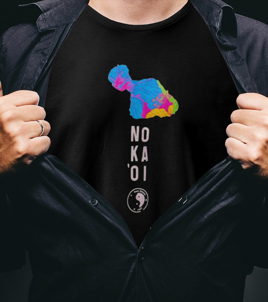 T&C Surf Mālama Maui No Ka ‘Oi Hawaii Symbolic Map T-Shirt
