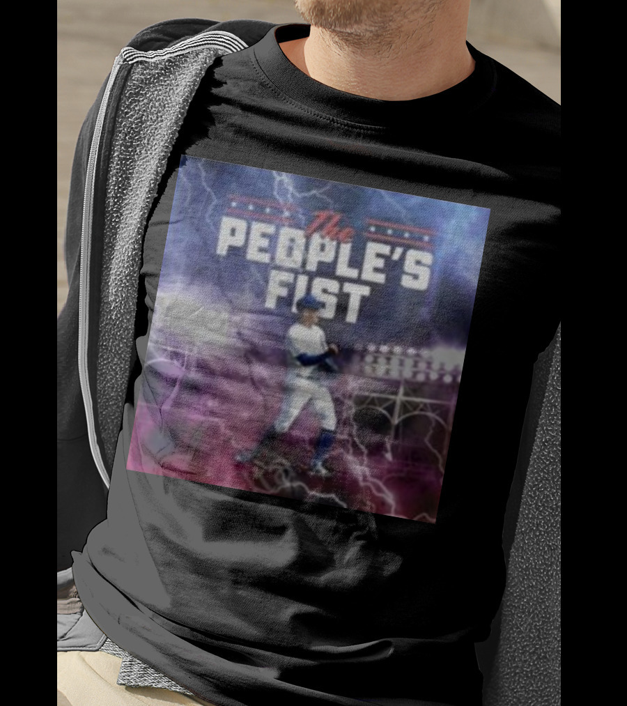 Chicago Cubs The People’s Fist Player Lightning Field T-Shirt