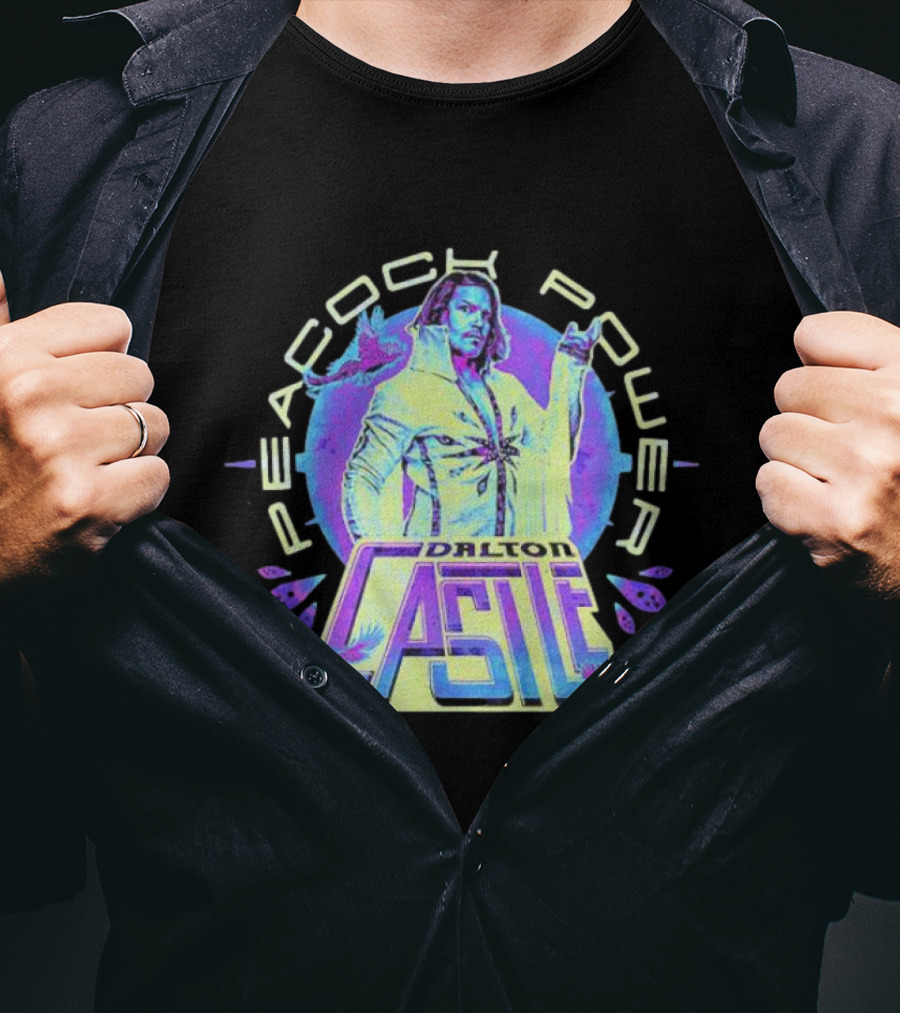 Dalton Castle Peacock Power T-Shirt