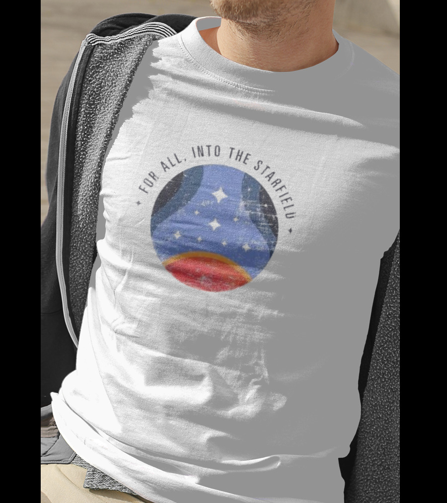 For All Who Journey Into The Starfield Cosmic Adventure T-Shirt