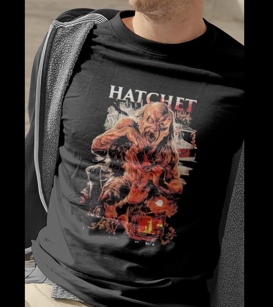Hatchet Victor Crowley Horror Art Villain T-Shirt