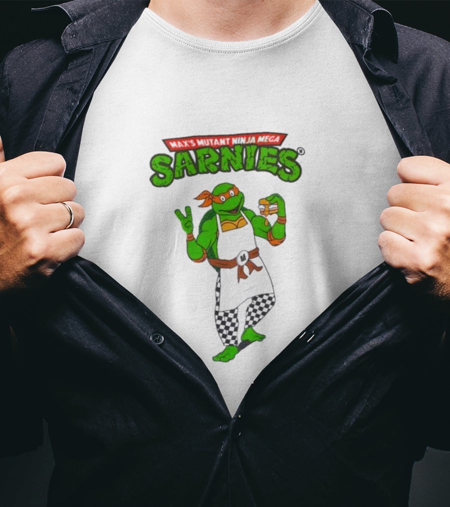 Max’s Mutant Ninja Mega Sarnies T-Shirt