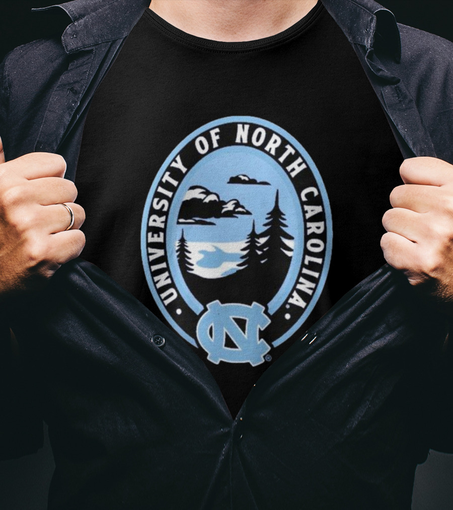 North Carolina Tar Heels University Of North Carolina Staycation T-Shirt