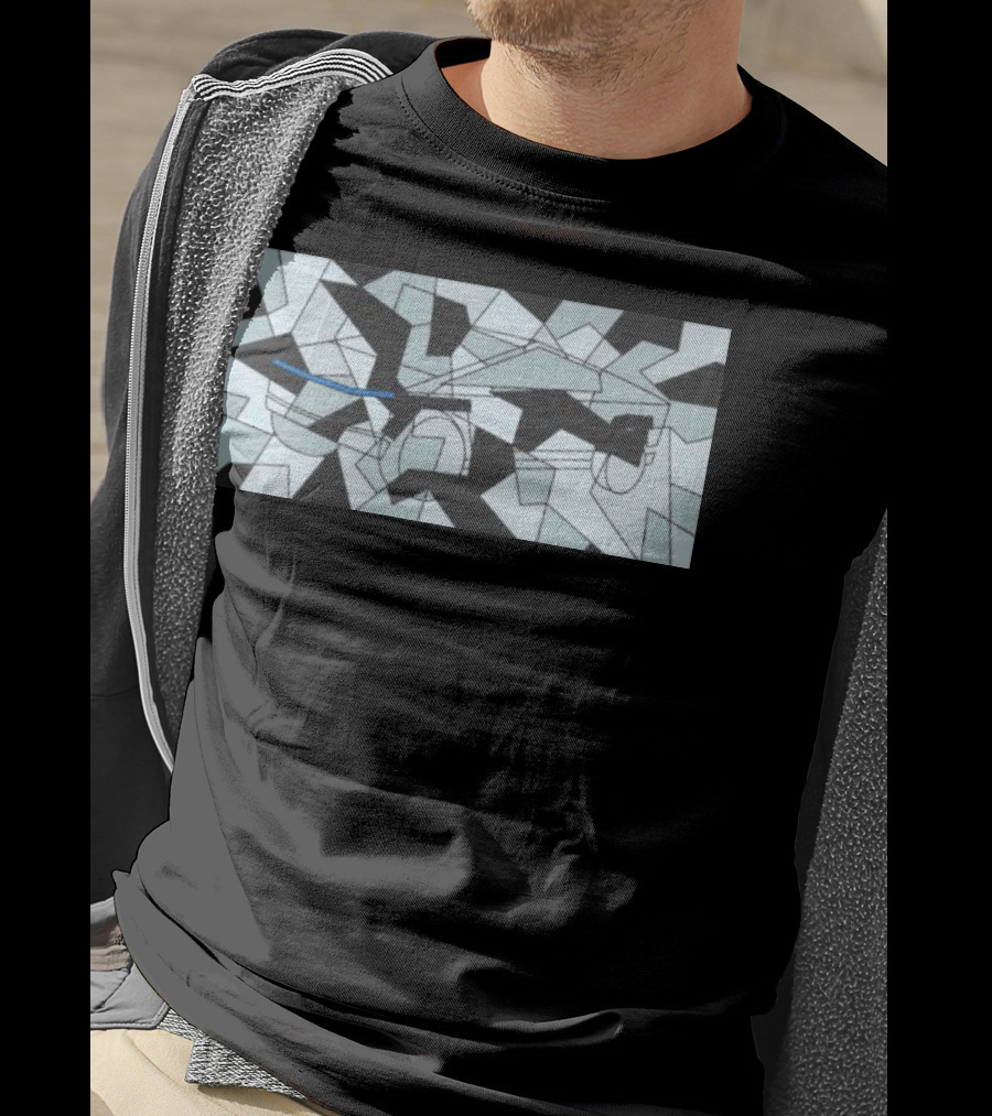 Teslaconomics Cybertruck Camo Geometric T-Shirt