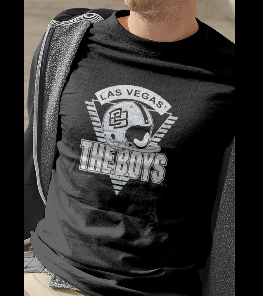 The Boys Las Vegas Football Helmet T-Shirt