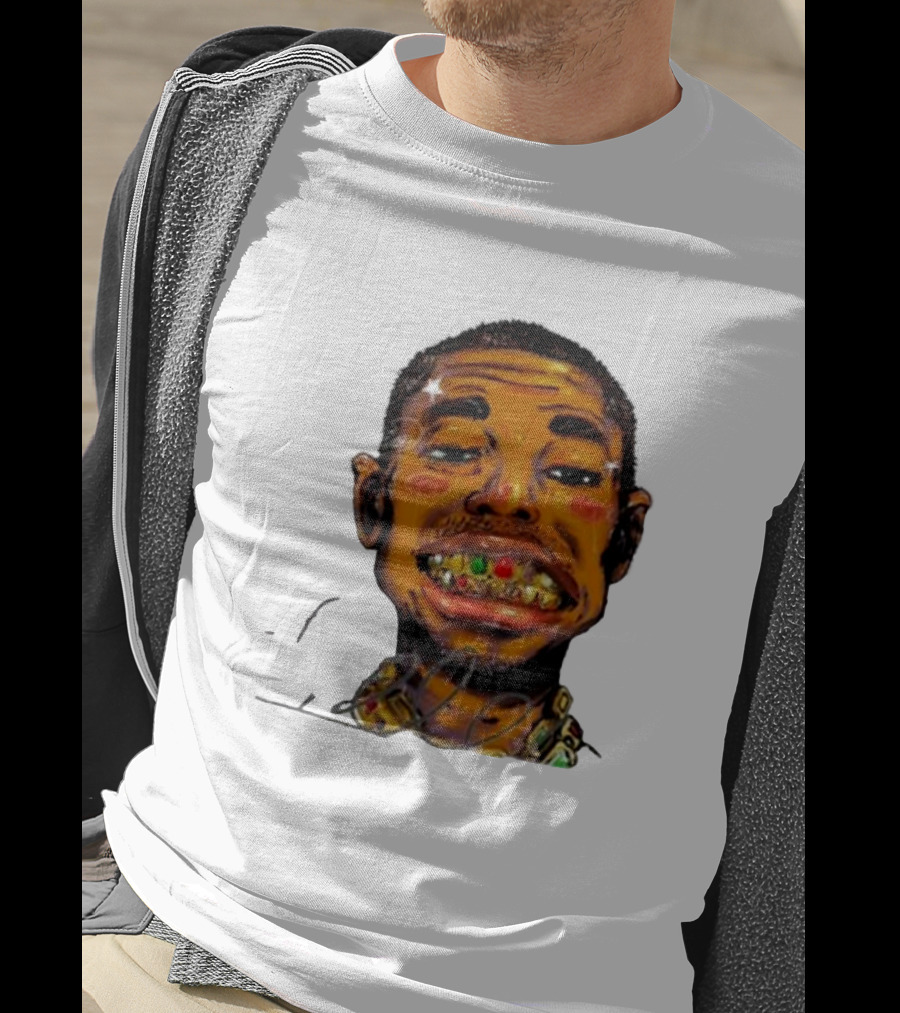 Vameee1 It’s The Way You Wear It Bold Cartoon Face T-Shirt