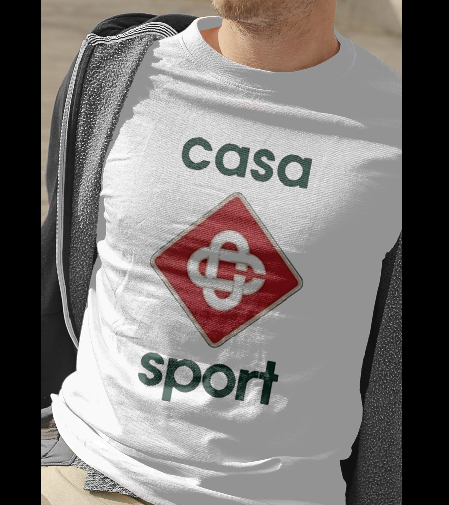 Casablanca Casa Sport Iconic Red Emblem T-Shirt