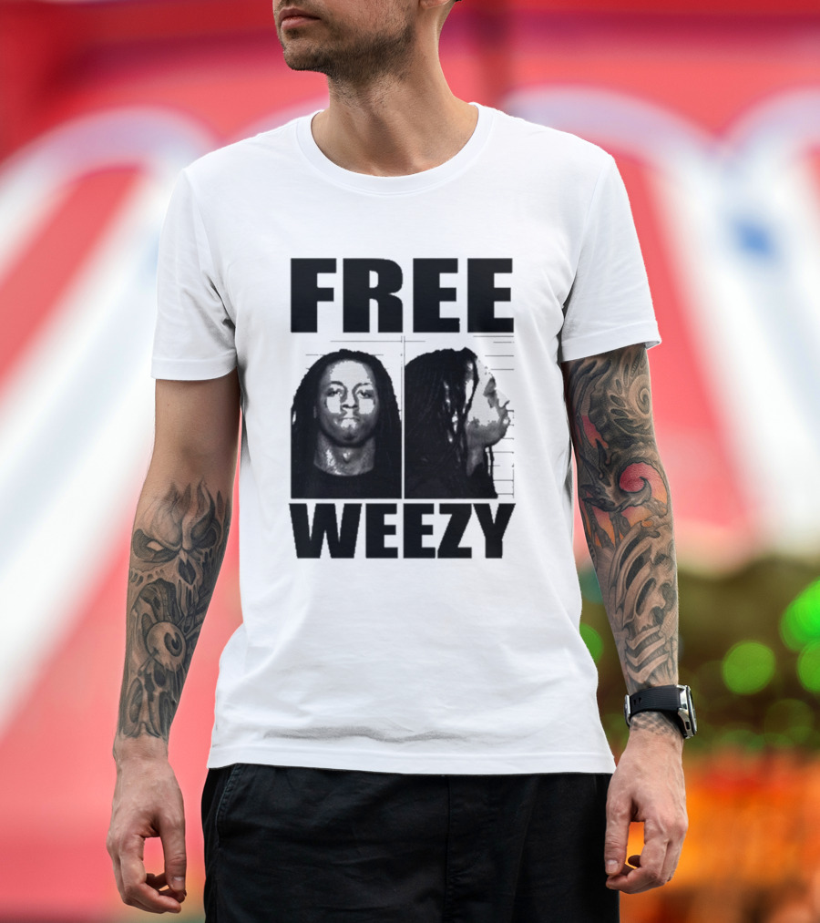 Jeff Hardy Free Weezy Mugshot Image T-Shirt