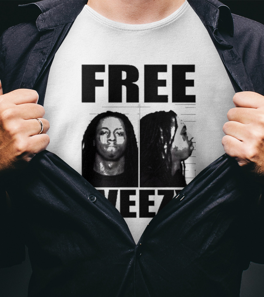 Jeff Hardy Free Weezy Mugshot Image T-Shirt