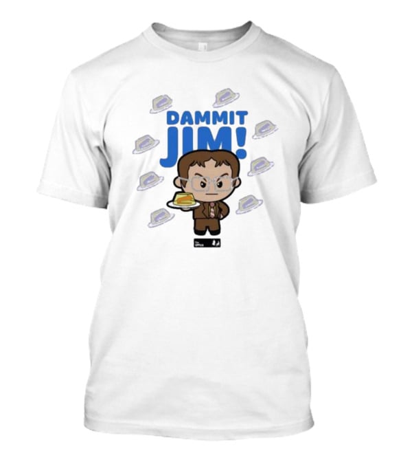 Dammit Jim Dwight With Stapler In Jello The Office T-Shirt