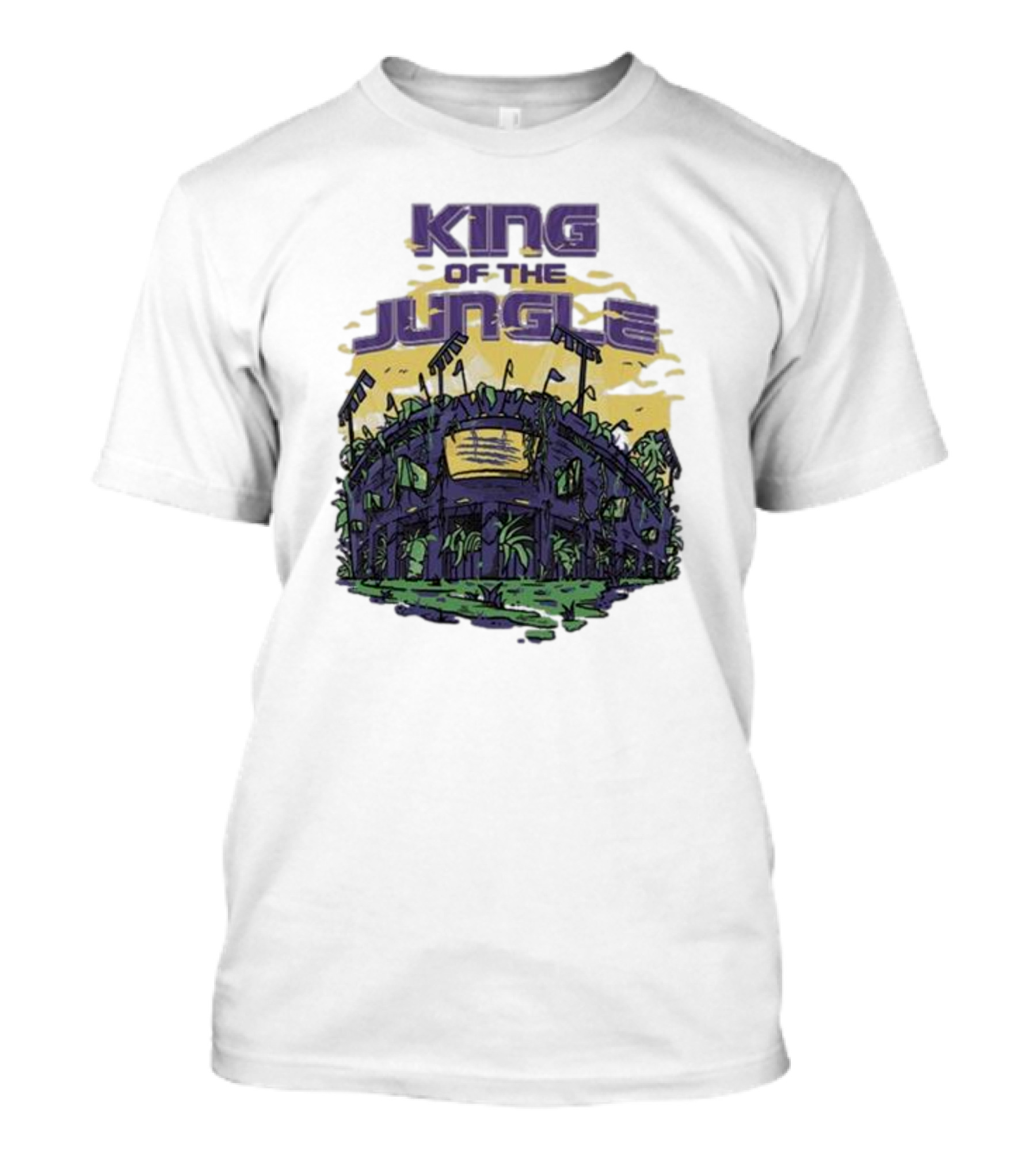 King Of The Jungle LA Stadium Iconic Landmark T-Shirt