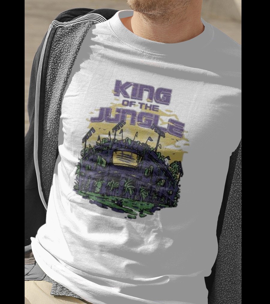 King Of The Jungle LA Stadium Iconic Landmark T-Shirt