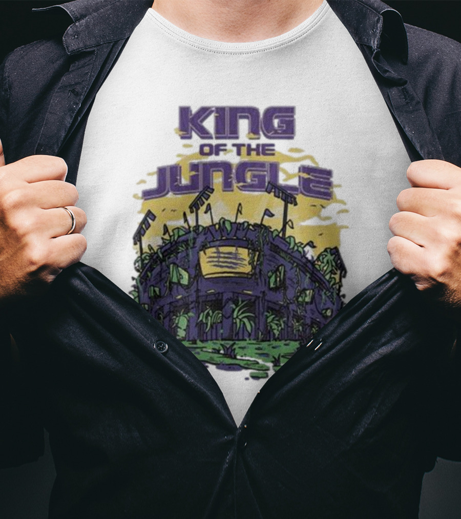 King Of The Jungle LA Stadium Iconic Landmark T-Shirt