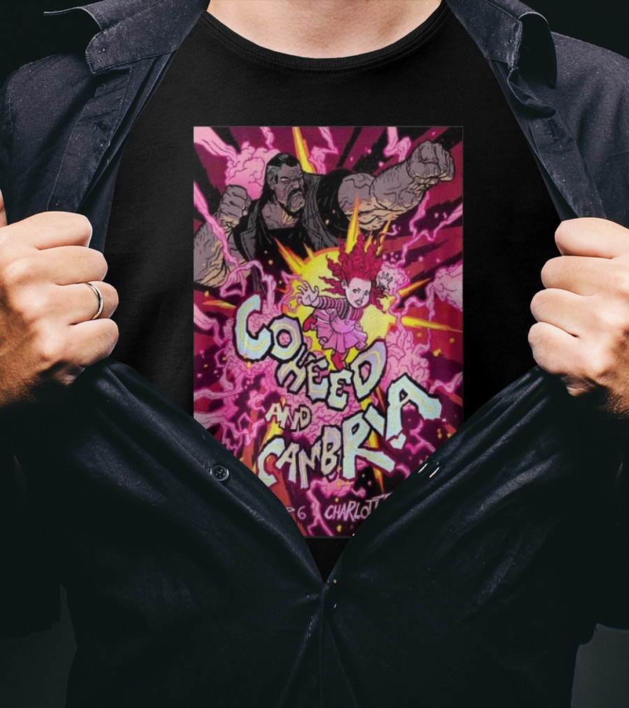 Coheed And Cambria Sep 6 Charlotte NC Comic T-Shirt