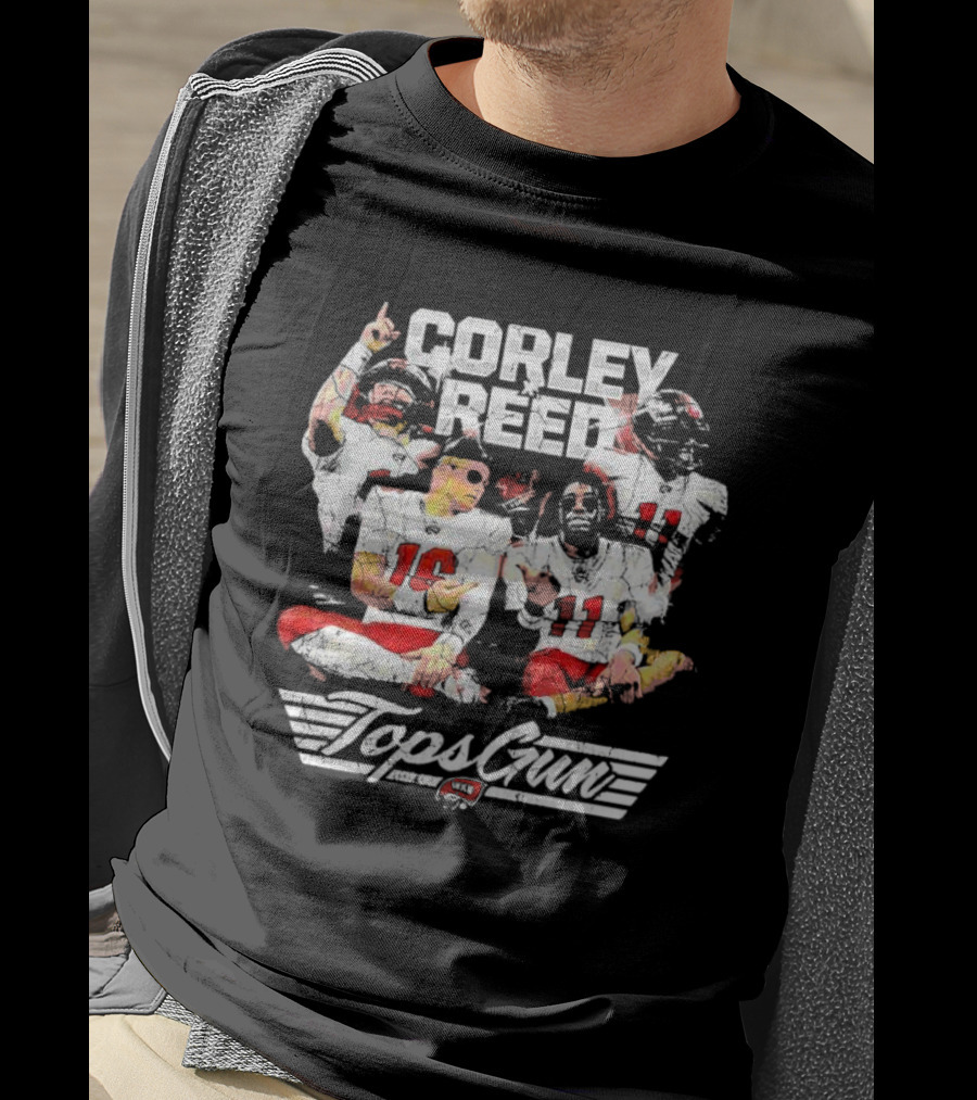 Corley Reed Topsgun WKU Football Themed Streetwear T-Shirt