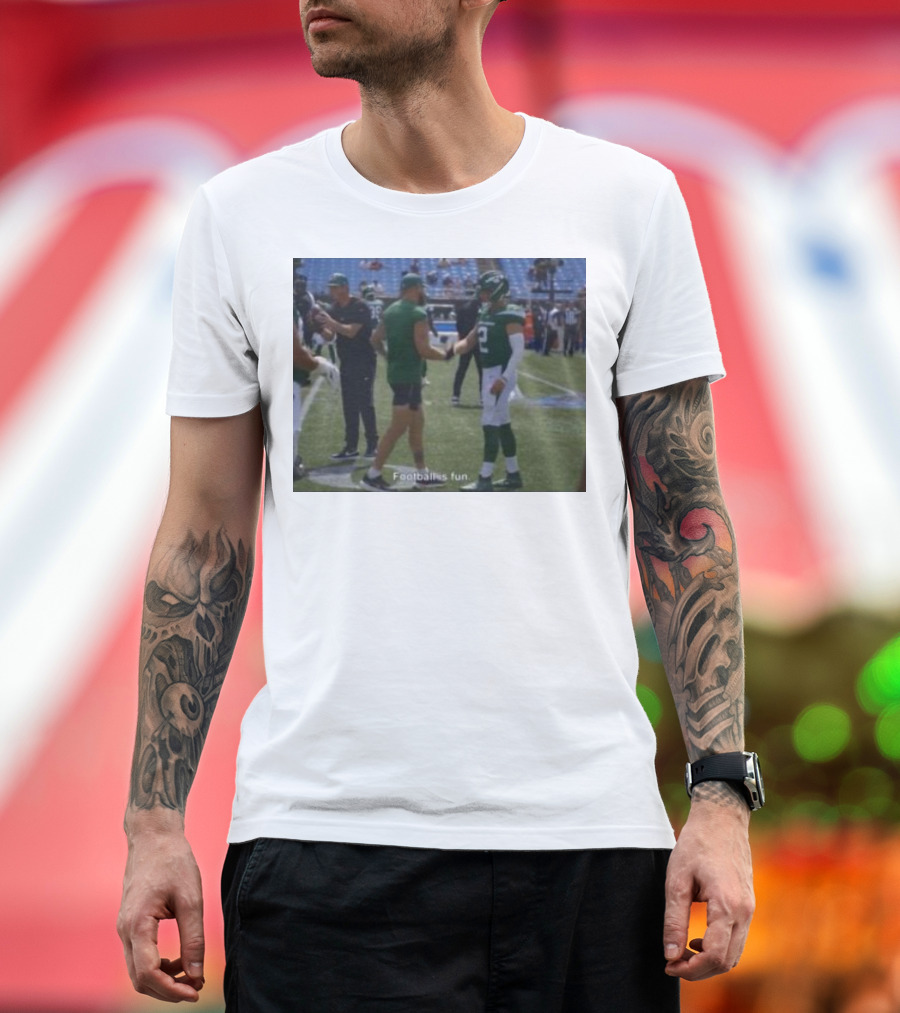Zach Wilson Football Is Fun Football Is Fun T-Shirt