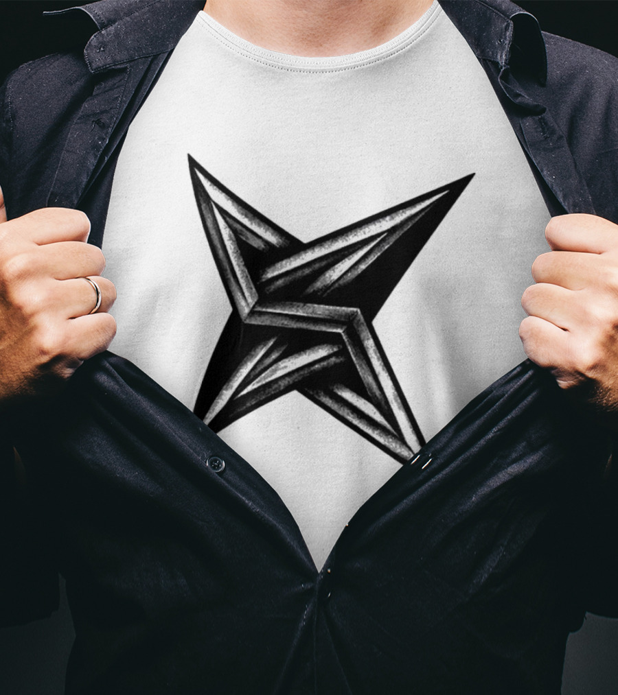 Shinsuke Nakamura Ninja Shuriken Star T-Shirt