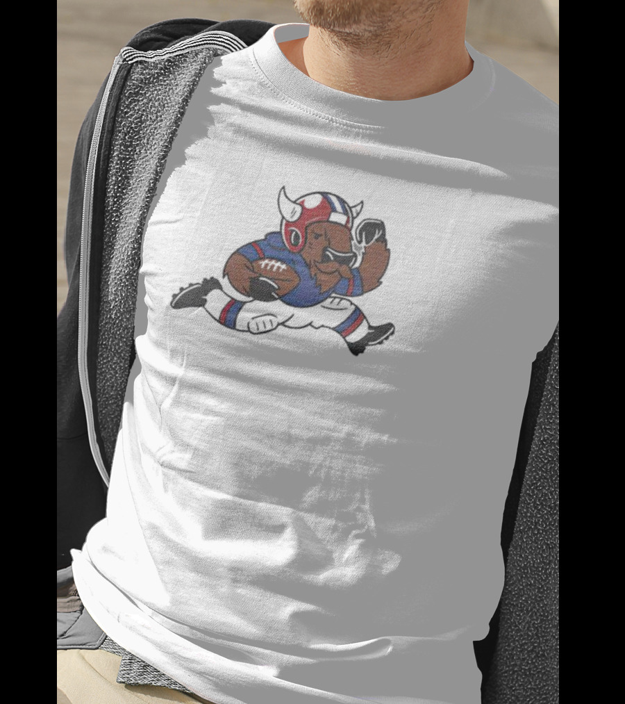 Buffalo Bills Football Buffalos Running With Determination T-Shirt