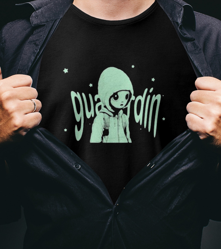 Starseeker Guardian Character In Hoodie Surrounded By Stars T-Shirt