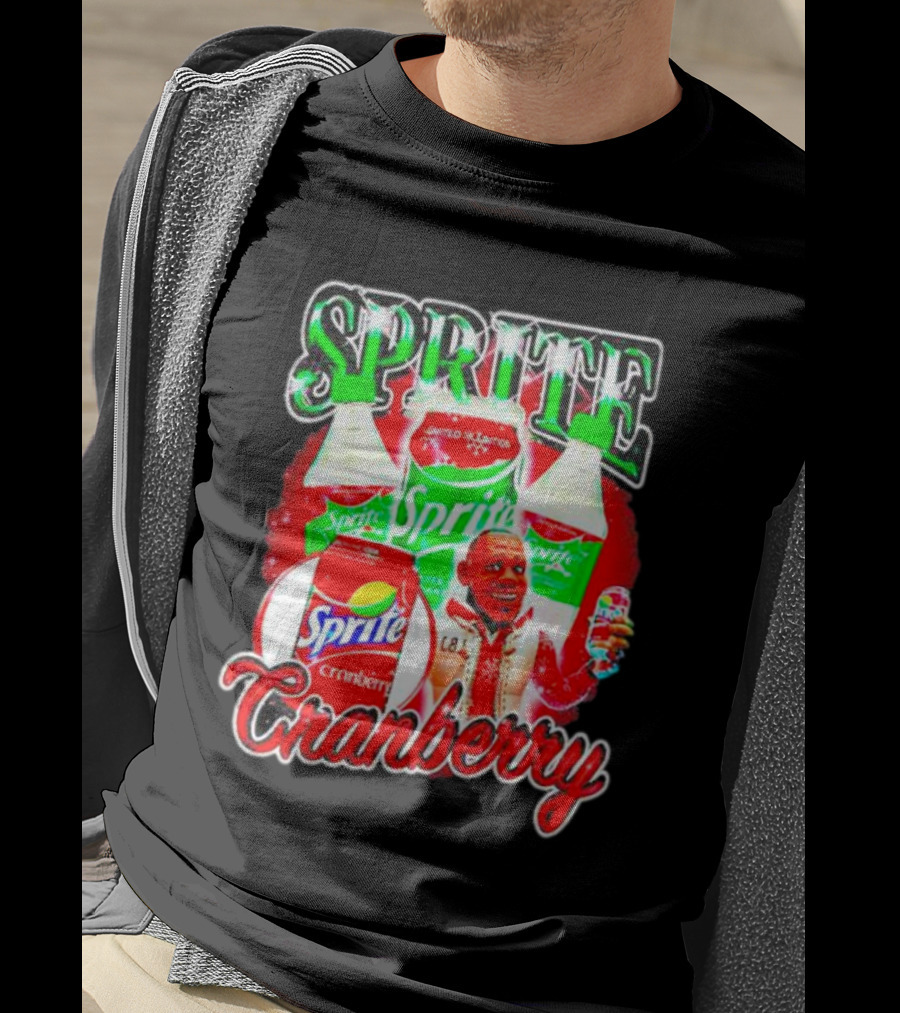 Sprite Cranberry Lebron James Cartoon T-Shirt